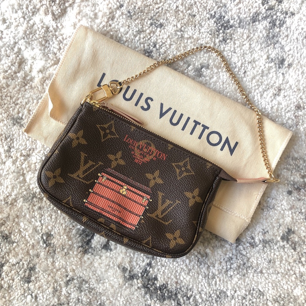 Louis Vuitton Monogram Mini Pochette (Truck & Locks)
